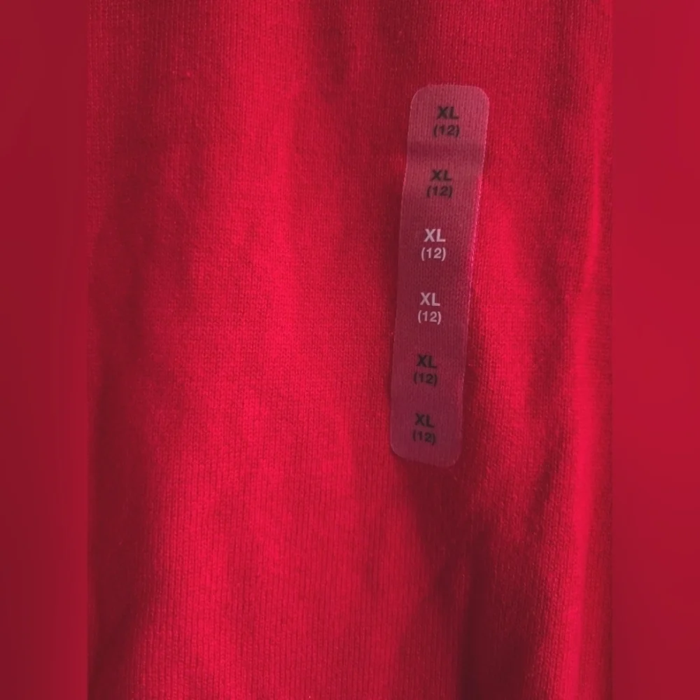 NWT! Gap, Kids Organic Cotton Uniform Sweater, Red, Size XL (12-13years)